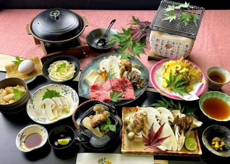 松茸料理 きのこむら深山