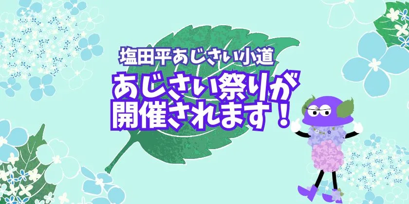 塩田平あじさい小道　あじさい祭り