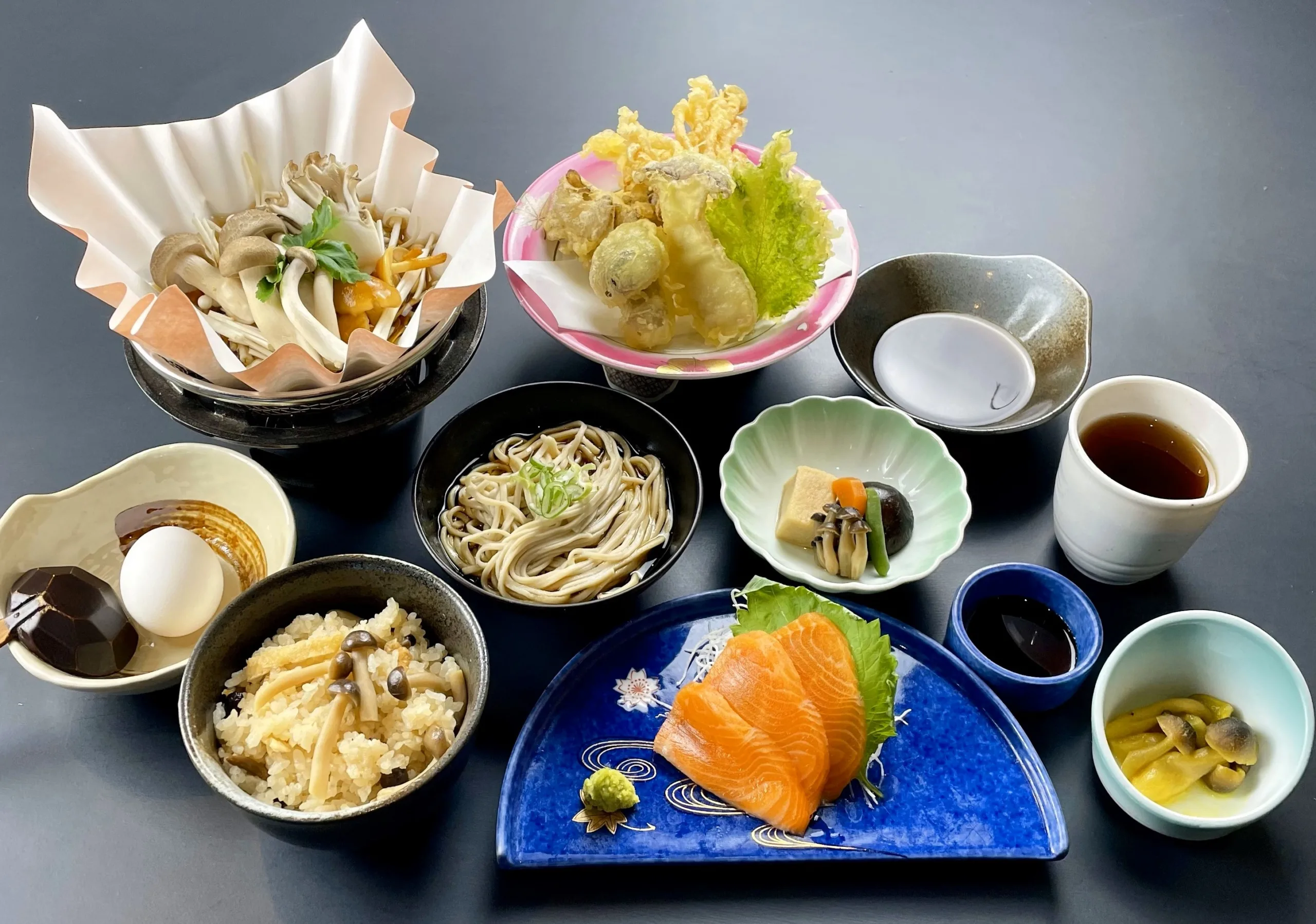 きのこ御膳　きのこ料理深山亭　上田市　ランチ